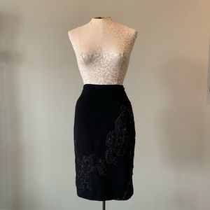 Andrew GN Black Pencil Skirt